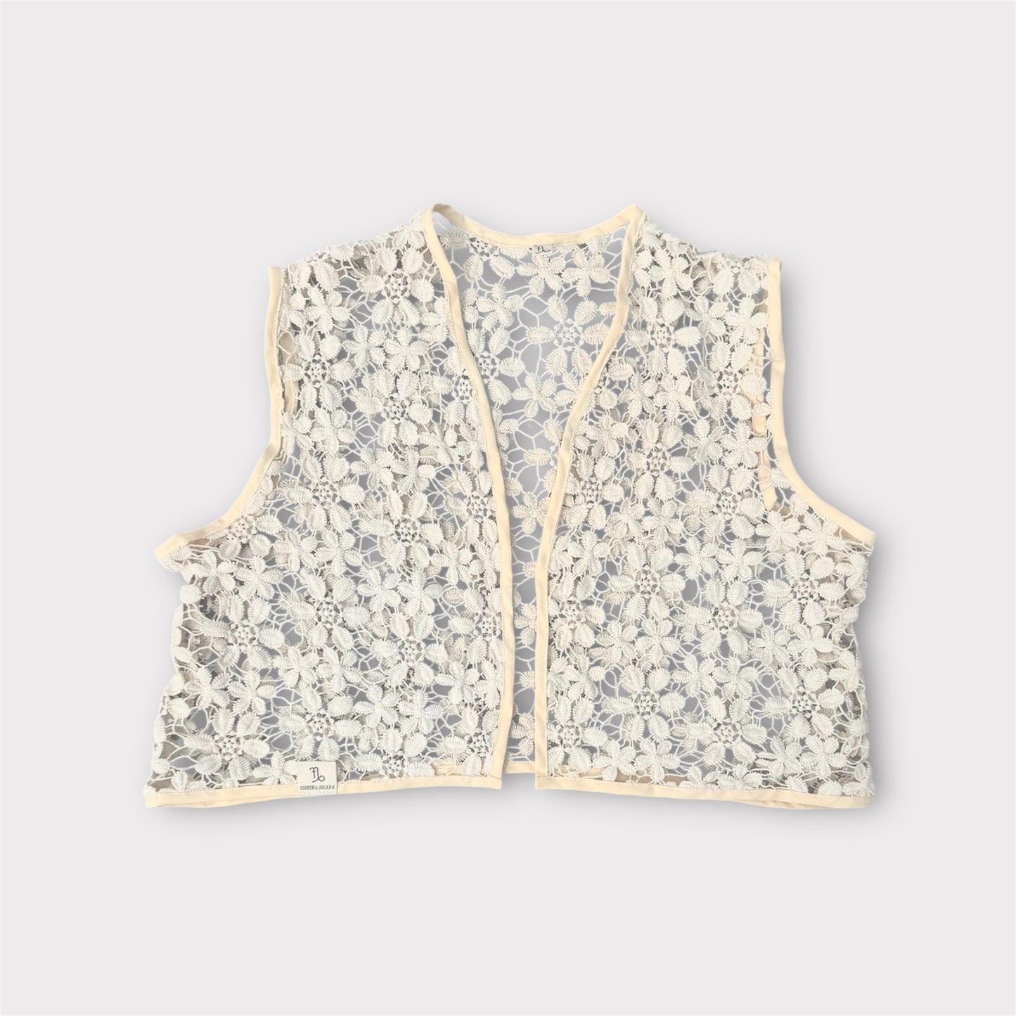 Boléro dentel fleur