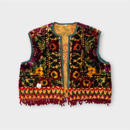 Boléro fleuri multicolore
