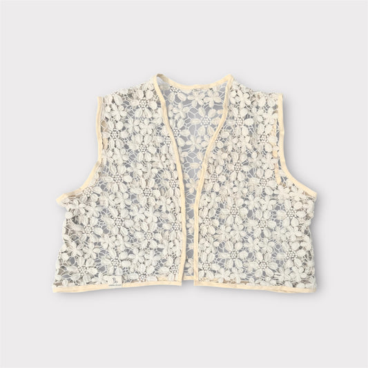 Boléro dentel fleur
