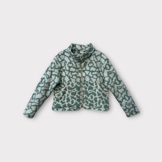 Veste motif abstrait Menthe