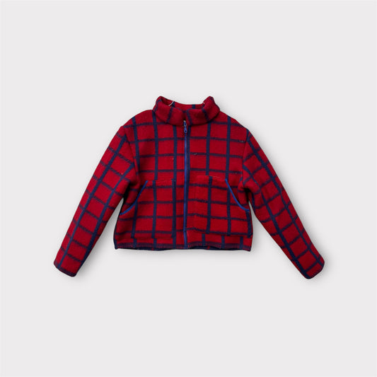 Veste Carreaux rouge & Bleu